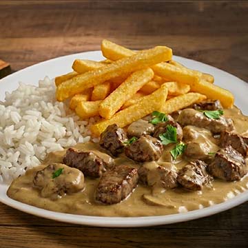 Strogonoff de Carne