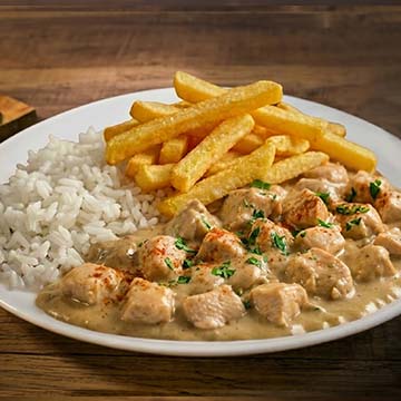 Strogonoff de frango